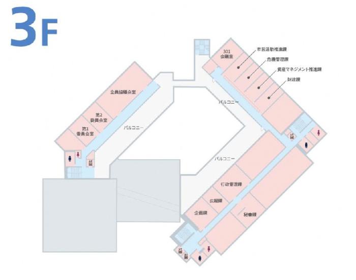 3階フロア図
