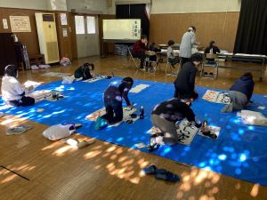 書き初め教室(共和公民館)