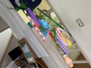 七夕飾り(本庄西公民館)
