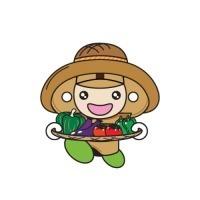 野菜を持っているはにぽんのイラスト