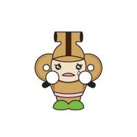 涙を流し悲しんでいるはにぽんのデザイン
