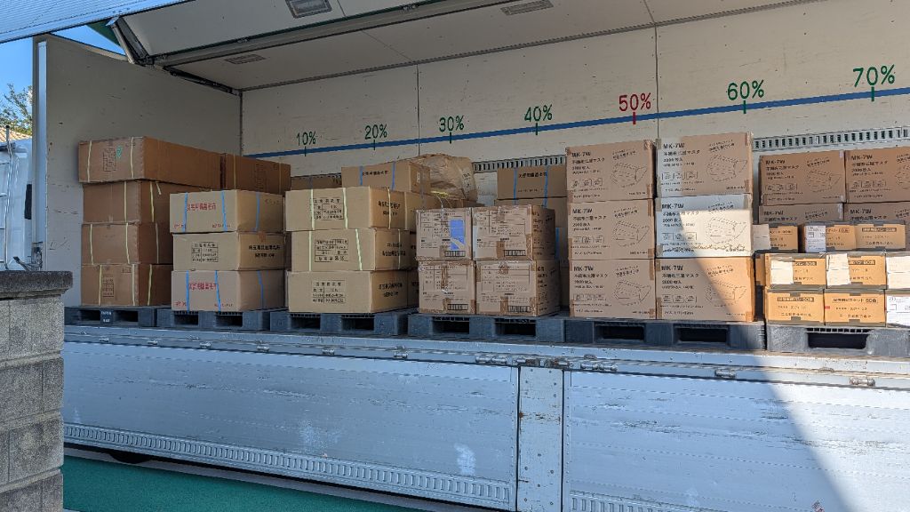 熊本県熊本市への支援物資
