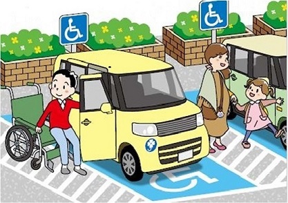 障害者駐車場のイメージ