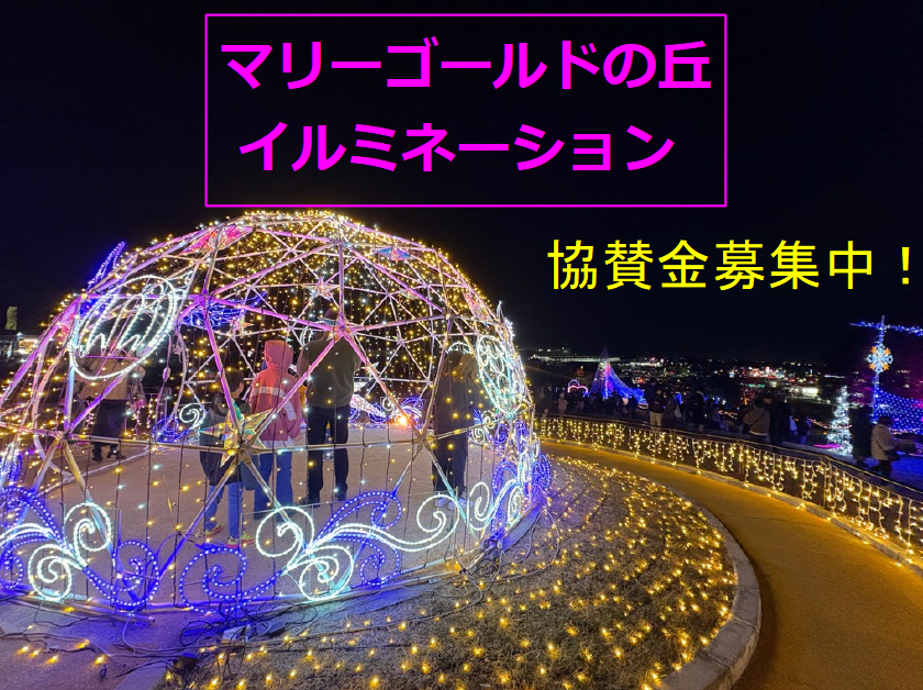 マリーゴールドの丘イルミネーション協賛募集中