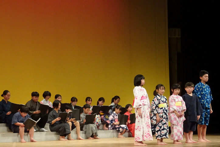 子ども劇団群読劇「世のため後のため 塙保己一物語」