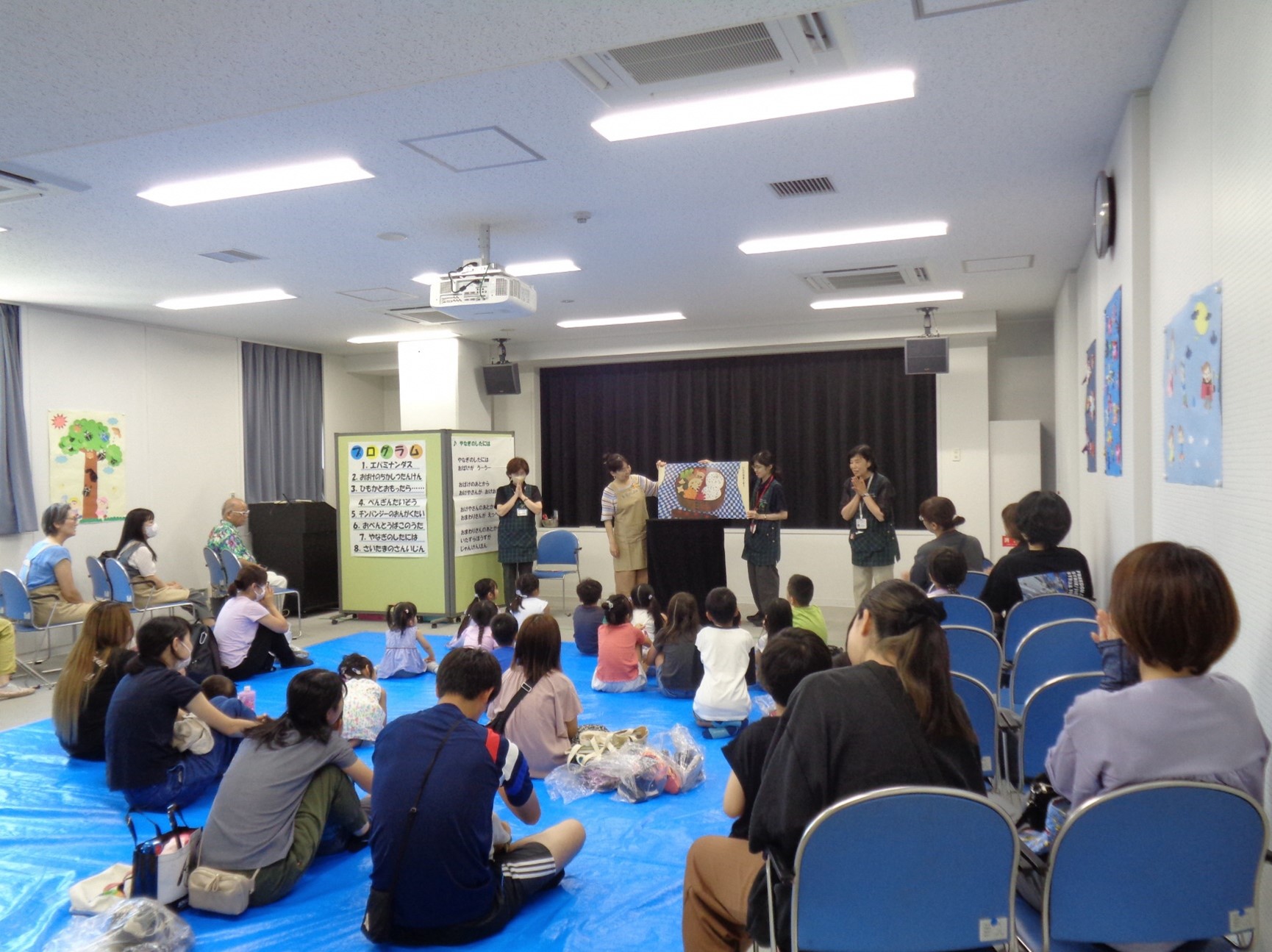 夏休みお話会の様子