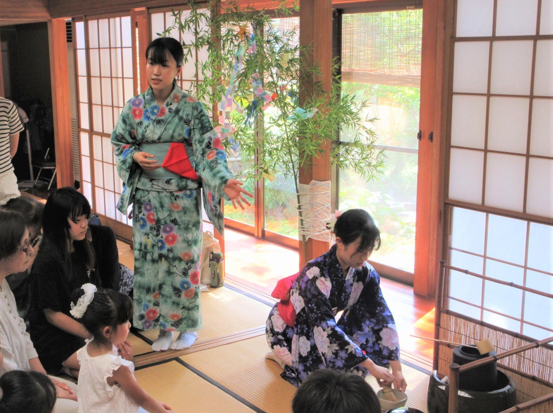 茶道教室の様子1