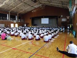 本庄南中学校開催風景