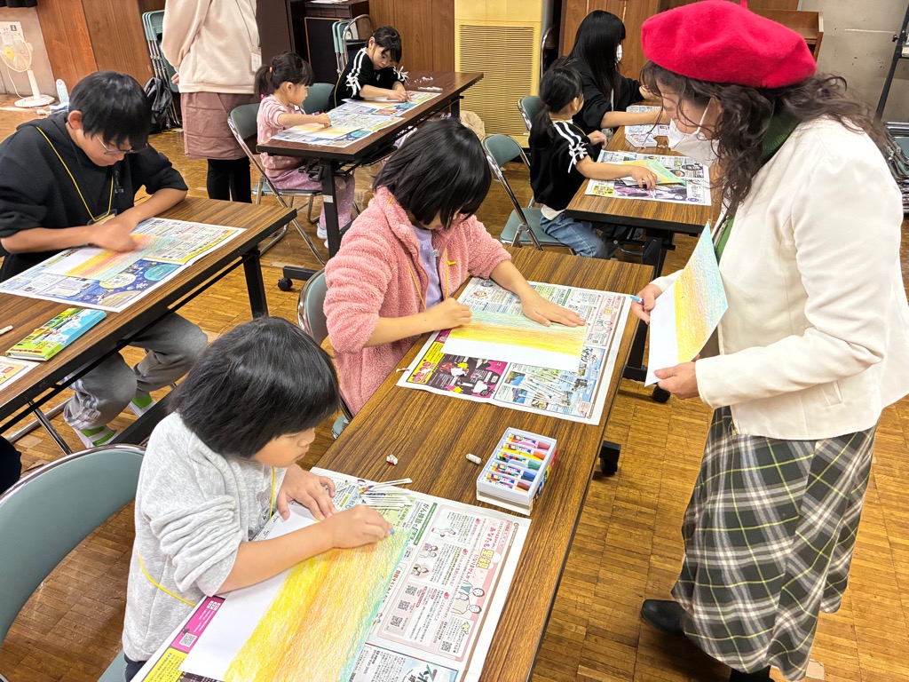 クレヨン画教室（共和公民館）
