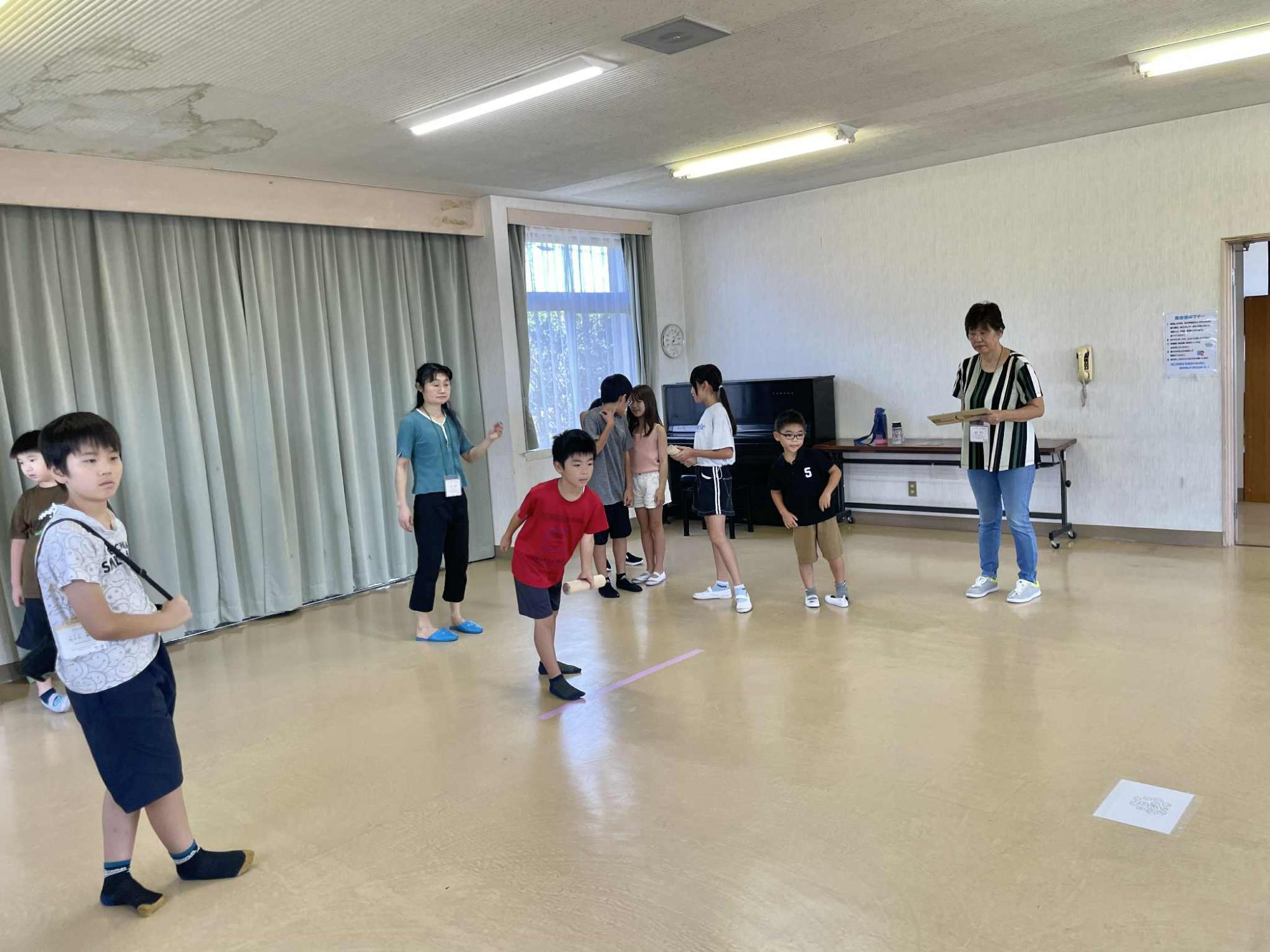 モルック教室（仁手公民館）