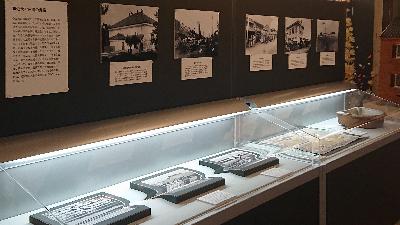 旧本庄商業銀行煉瓦倉庫展示（近代の本庄町）