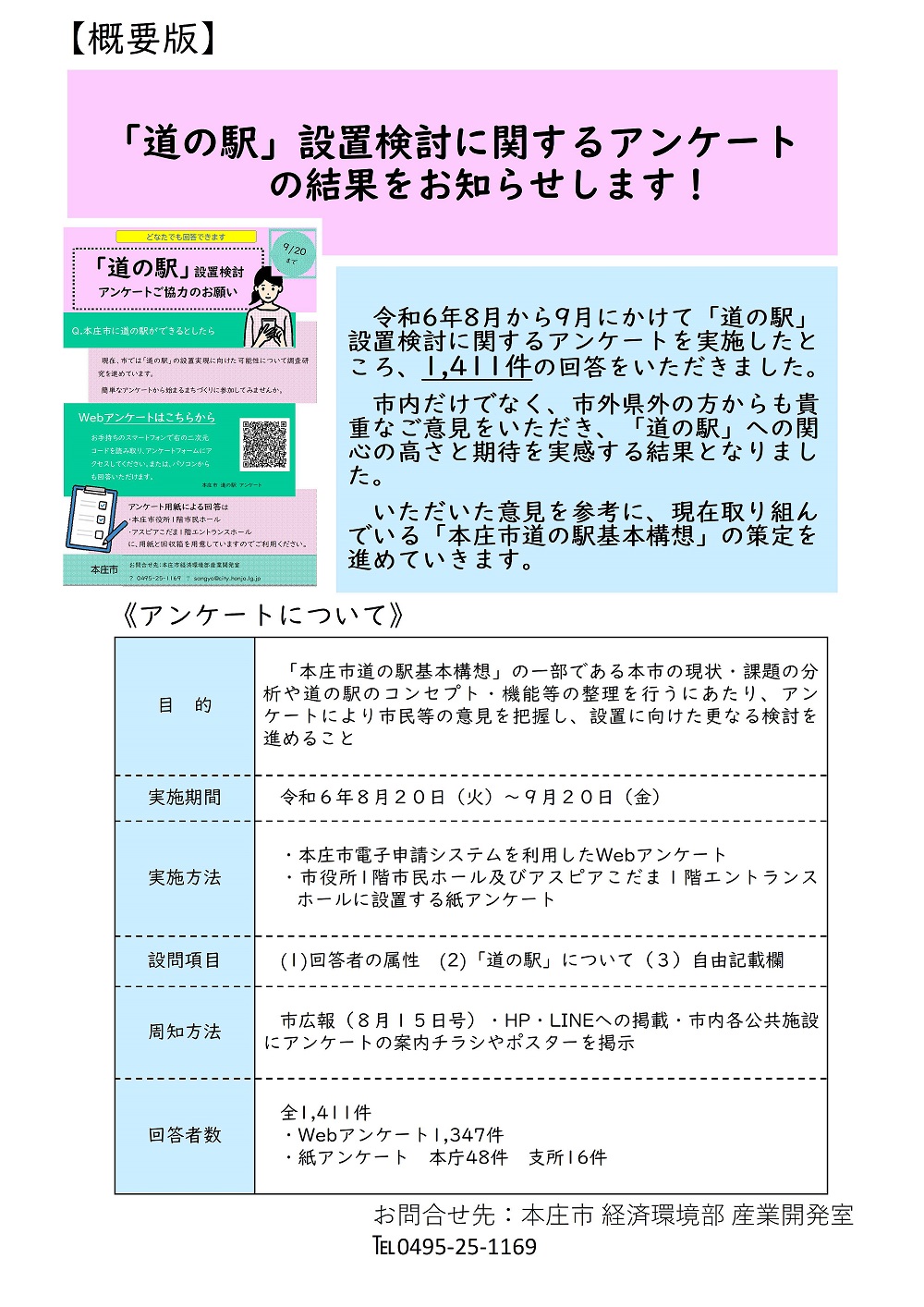 アンケート結果概要