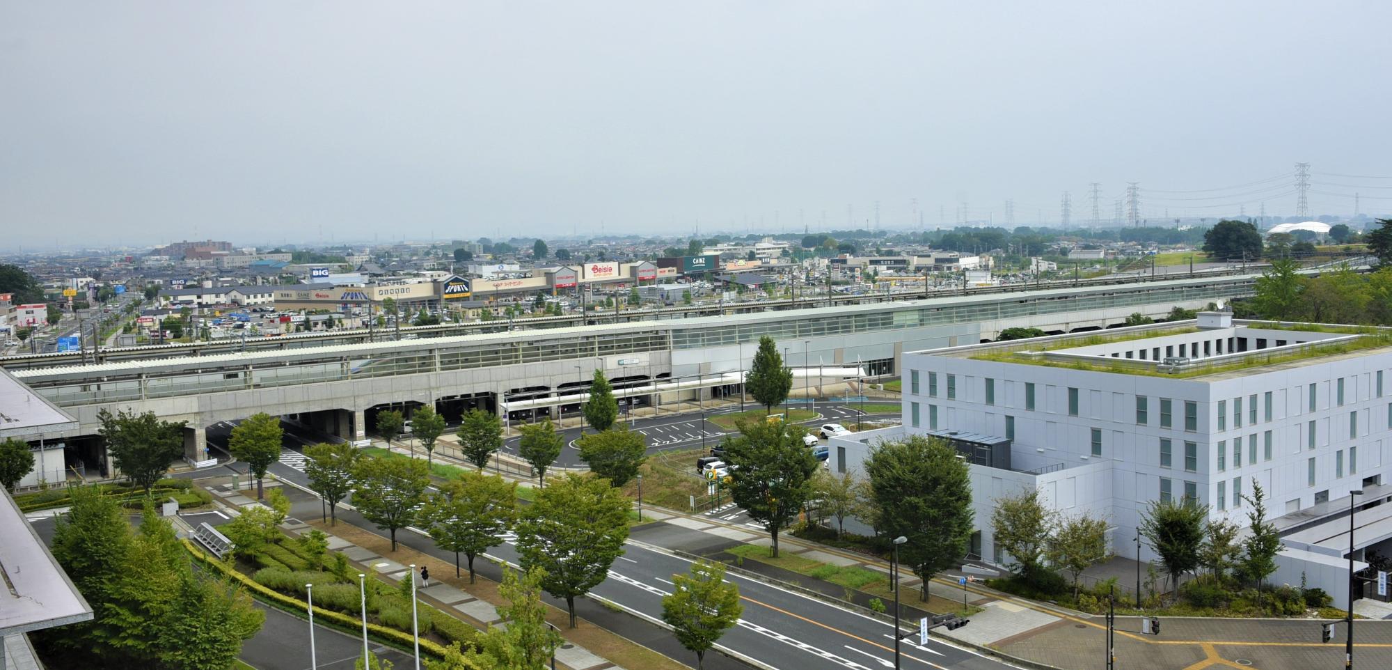 早稲田の杜地域を移した写真