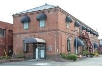 赤レンガの旧本庄商業銀行煉瓦倉庫の写真